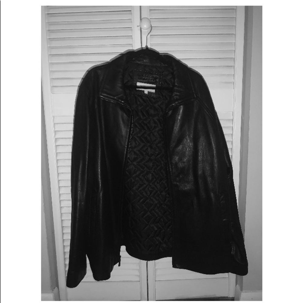 VINTAGE CALVIN KLEIN LEATHER JACKET